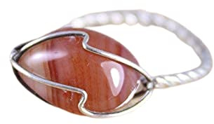 Besteckschmuck Ring Halbedelstein, ca.60 (19,2) Ring aus Besteck