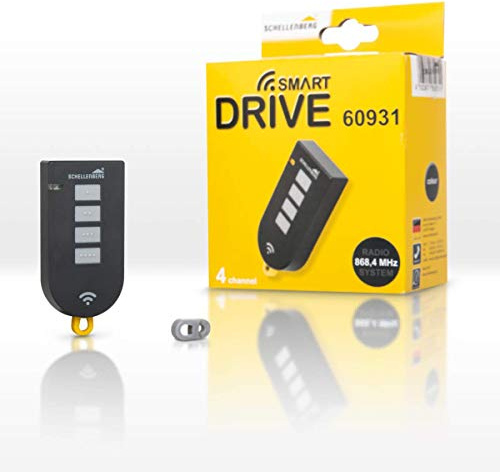 Schellenberg 60931 garageport fjärrkontroll Smart DRIVE, 4-kanal, 868,4 MHz, antracit