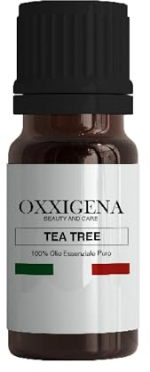 Oxxigena - Aceite esencial de árbol de té (árbol del té) - 30 ml - 100% puro, Natural, Vegano, sin OGM - Ideal para Aromaterapia, Mezclas de Masaje