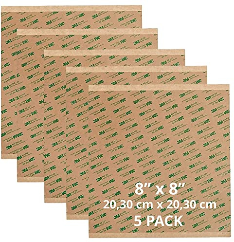 ACIT 3M 468 MP, dubbelsidig överföring, 5 ark (8'' 20,30 cm x 20,30 cm)