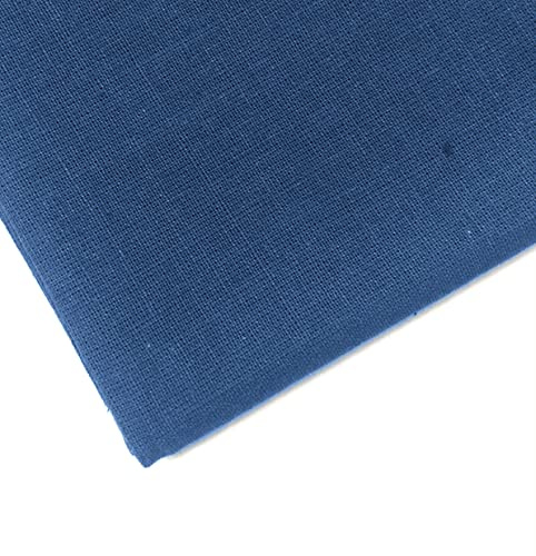 Vanlig fransk marinblå 100 % bomullstyg för quiltning, sömnad, klädtillverkning, konst och kreaft - 152 cm bred av M&J