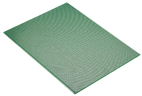 PATIKIL 15.7 x 11.8 PCB Board Circuit, 1 Pcs Prototype Perfboard Solder Boards for DIY Soldering and Electronic Project Circuit Boards Solderable Breadboard, Green