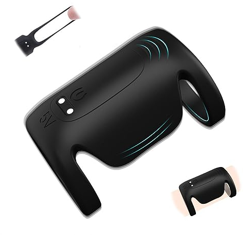 TYDAY Penisring Vibrator Locking Ring Männer Penis Sleeve Vibrationsring 9-Frequenz verzögerte Ejakulation Trainingsgerät Stimulator Männer Paar Spaß Supplies.