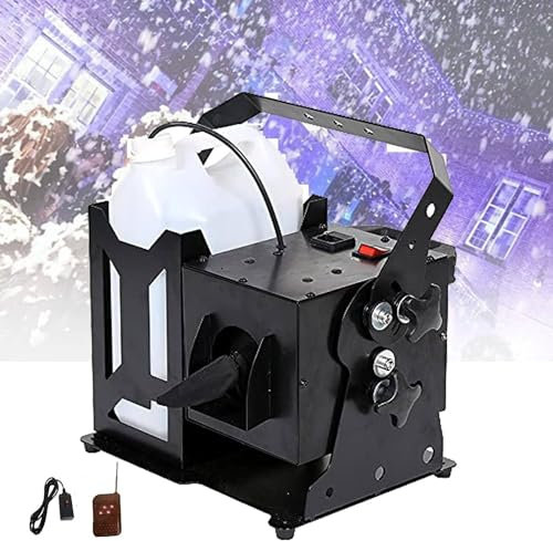 GBHJJ Schneemaschine, 1000 W Hochleistungs-Schneeflockenmaschine, gefälschter fallender Schneeflockeneffekt, für den Außen- und Innenbereich, Weihnachts-, Hochzeitsfeier-Bühneneffekt