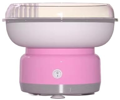WAOCEO Cotton Candy Machine Cotton Candy Machine Colorful Style Hard and Sugar Candy Sugar Floss Homemade Sweets for Birthday Parties Electric Cotton Candy Maker (Color : B)