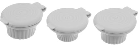 Amosfun 3pcs Shampoo Bottle Flip Caps Inverted Squeeze Caps for Liquid Leakproof Efficient for Kitchen Bathroom Soap Containers