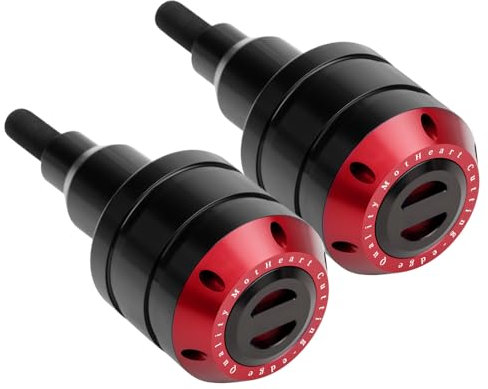 MotHeartCNC Sturzprotektoren für MT-07/FZ-07 13-24 XSR 700 16-24 YZF-R7 22-24 Tracer 7/Tracer 7 GT 21-23 Tracer 700 16-20 CNC Crash-Pads Rahmenschoner Sturzpads Zubehör (Rot)