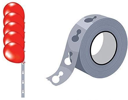LP Divertissements Lot de 12 - Rouleau avec Attaches pour 200 Ballons 5m