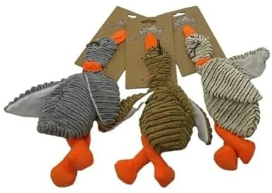 Surrey Feed Crinkle & Squeak No Stuffing Duck Dog Toy - Single Toy