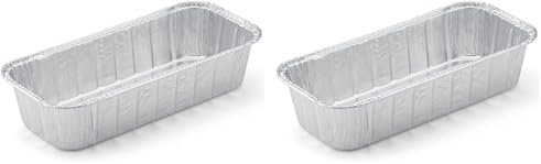 Weber Aluminum Drip Trays, 6 pieces, perfectly sized Smokefire/Summit & Genesis 400 series models, grease collection trays, can also be used for grilling - Silver (6498) (Pack of 2)