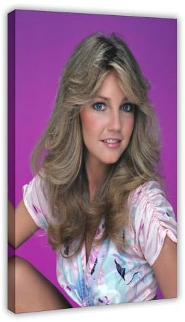 Actor Heather Locklear 8 Canvas Poster Wall Art Decor Print Picture Paintings for Living Room Bedroom Decoration Frame: 24x36inch(60x90cm)