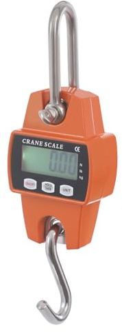 Kranwaage 300kg Industrielle Hochleistungs mit Fernbedienung, Hochpräzise Elektronische Hängende Waage13.9*8.5cm Digitale Elektronische Zugwaage Präzisem Sensor 0.65kg Tragbare für Bauernhof Fabrik Ja