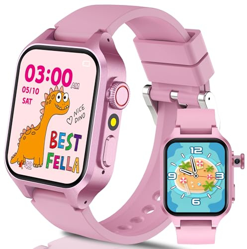 Tzzulsx 32 Games Kids Smart Watch Boys Girls - Smart Watch for Kids HD Touchscreen Camera Music Player Video Step Counter Audiobook Alarm, KidsWatch for Boys Toys Birthday Gifts
