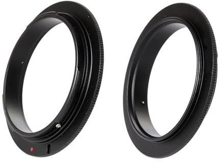 Macro Reverse for Canon EOS EF Mount Macro Reverse Adapter Ring Macro Reverse Ring for 49/52 /55/58 /62/67 /72 /77mm Lens Excellent(72mm)