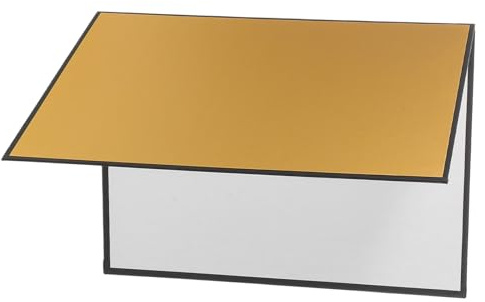 ELAYARD Silver Photography Reflector Cardboard Foldable Light Diffuser Panel For Studio And Outdoor Use Portable Reflective Board For Precise Shadow Control In Product And Portrait