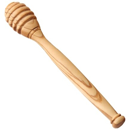 Nybhyjka Cuillère à miel | à miel en bois naturel | Couverts pour la cuisson de crêpes, sandwichs, maison, automne, hiver, nourriture, Halloween, déjeuner, fête, bonbons