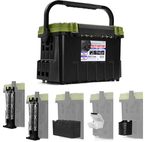Pro Tackle Competition Angelkoffer Angelbox Angelzubehör Gerätebox Box (XL - Bundle)