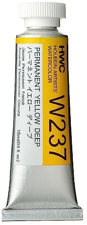 Holbein Artists Watercolor - Aquarellfarbe - 15 ml - Permanent Gelb dunkel