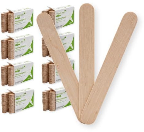 Artisanat Spatule Bouche Spatule de Spatule de Spatule en Bois de Medi-Inn Divers Quantités Top - 1000 Stück
