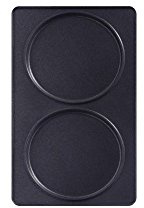 SEB Jeu DE PLAQUES: 2 Pancakes pour CROQUE Gaufre - XA801012 - Noir