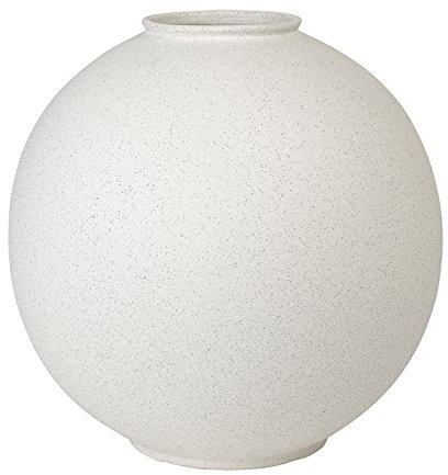 blomus 65727 RUDEA Vase, Lily White, Keramik, H 17.5 cm, Ø 16.5 cm
