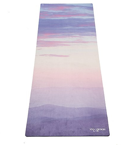 Yoga Design Lab Combo Yogamatte | rutschfest, Matte/Handtuch, Guter Halt bei viel Schweiß, Naturkautschuk | mit Tragegurt