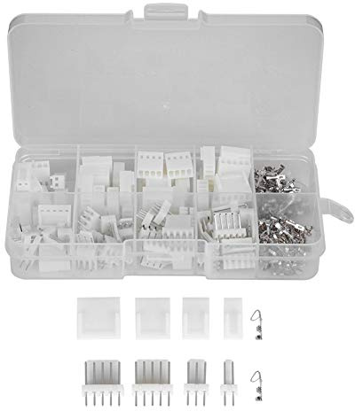 JST-XH-Steckverbinder-Kit, Crimp-Kit 230PCs Anschlussdraht-Steckverbinder Elektrische Teile vom Typ JST-XH für gerade äußere Nadel 2/3/4 / 5PIN