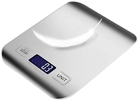 Balance alimentaire, balance de cuisine numérique en grammes et onces pour la cuisson et la cuisson, 6 unités avec fonction tare,10kg