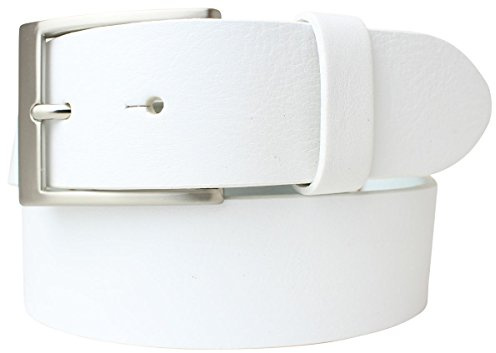 BELTINGER Hochwertiger Gürtel mit Edelstahl-Gürtelschnalle aus Vollrindleder 4 cm | Jeans-Gürtel für Damen Herren 40mm | Vollleder-Gürtel