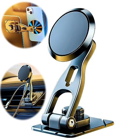 LDJYEONS Porta Cellulare Auto, Supporto Magnetico del Telefono Per I'automobile, Culla Universale Dell'automobile Adatta Per iPhone Android e Smartphone