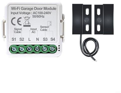 Smart Switch Garagentor Controller, Smart Garagentoröffner, WiFi Fernbedienung Sprachsteuerung Automatischer Schiebetoröffner Kit