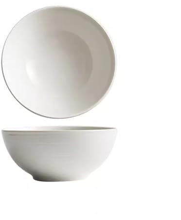 Insalatiere 3 ciotole per riso per uso domestico semplice ciotola in ceramica bianca insalatiera grande ciotola arte alla moda ciotola in ceramica da cucina ciotole per zuppe (colore: nero,