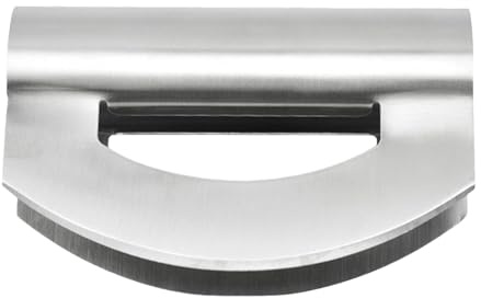 Yianyal Picadora de ensalada de acero inoxidable, picadora de verduras de acero inoxidable | Cortador de fideos de doble cara - Gadget de cocina, picadora de verduras multifuncional, cortador manual