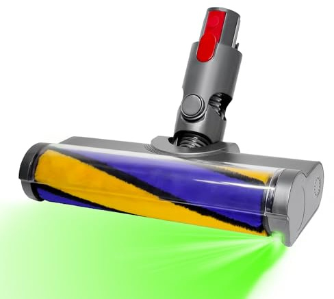 Spazzole di Rilevazione della Polvere. Ricambio Compatibile per Dyson Aspirapolvere V7, V8, V10, V11, V15. Parti di Ricambio. Spazzola Motorizzata. Accessorio. Spazzola a Turbina per Pavimenti Duri.
