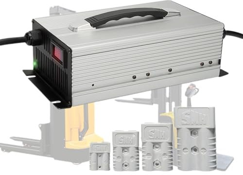 WLEJSL Chargeur Chariot Élévateur Électrique Prise Anderson 50 A/120 A/175 A/350 A 48 V 30 A Chargeurs Batterie au Plomb Haute Puissance Transpalette Électrique, Chariot Élévateur,50a