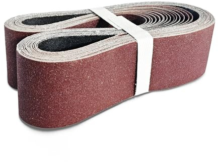 GZKTY Slipband för Bandslipmaskiner, 100 x 915 mm, 20-pack, Kornstorlek P80-P320