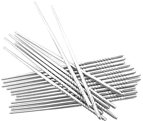 Cabilock 20paare -chopsticks Praktische Hitzebeständige Essstäbchen Für Zuhause Und Restaurants Hochwertiges Rostfrei Und Langlebig Für Asiatische Küche