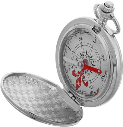 BESPORTBLE Vintage Pocket Watch Compass Robuster Zinklegierung Für Outdoor- Camping Und Wandern Tragbar Und Elegant Im Retro-Design