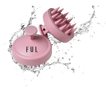 FUL Scalp Massager, Soft Silicone Brush for Hair Growth, Exfoliating Scalp | Super soft touch. Stimulates and cleanses hair and scalp