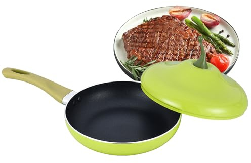 Cacerola - Olla Para Cocción Lenta De Verduras Y Frutas,Cocotte De Tomate Con Tapa,Para Inducción Estufas Placas De Cocción Freír Cocinar Guisar Leche Sopa Y Hervir A Fuego Lento