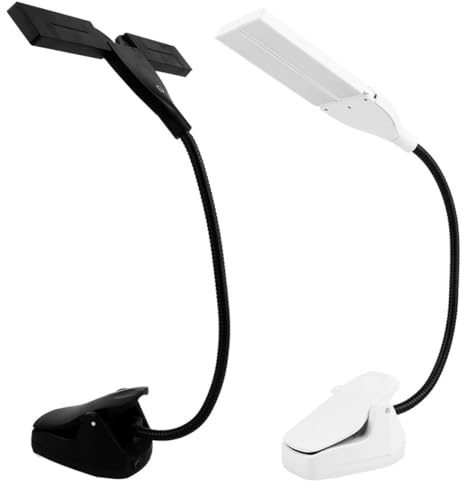 NIYANGLE Lampada da Tavolo LED per Pianoforte Clip Luce da Pratica e Studio Protezione Occhi Ricaricabile Design Compatto per Musicisti e Appassionati