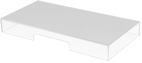 HYTROVE Funda para Teclado Mecánico Transparente Acrílica 470x235x55 Mm, Cubierta Anti Polvo y Suciedad, Protector de Teclado para Oficina y Hogar
