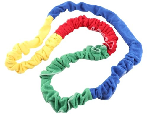 IJSDNVJNDX Corda per Bambini, Strumento Colorato per L'Integrazione Sensoriale, Progettato per Migliorare Il Gioco di Gruppo e La Coordinazione.