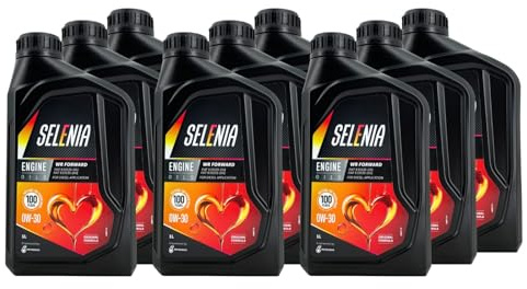 Selenia WR Forward 0W-30 Motoröl 9x1 Liter (9L Set) - Petronas Premium Motorenöl für PKW