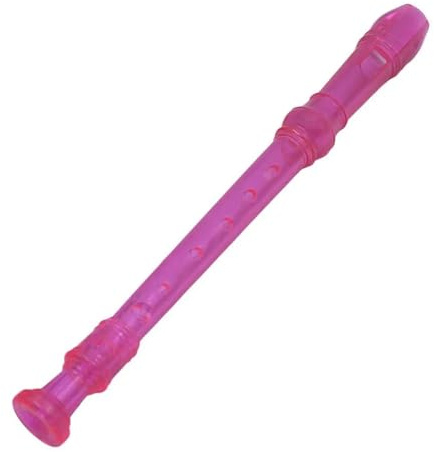 Blockflöjt 8håls ABS Transparent Sopran Blockflöjt Lättspelande Musikinstrument Perfekt För Nybörjare