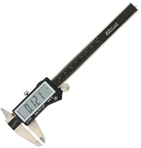 iGaging 100-333-8B IP54 Electronic Digital Caliper, 0-6 Display Inch/Metric/Fractions Stainless Steel Body