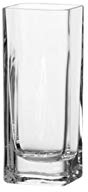 LEONARDO HOME HOME Kasten-Vase Lucca, moderne Blumenvase, handgefertigtes Unikat in rechteckiger Form aus Glas, H 20 x B 6-cm, 014379