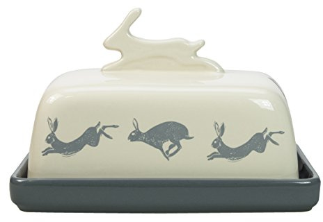 English Tableware Company Artisan Hare Butter Dish