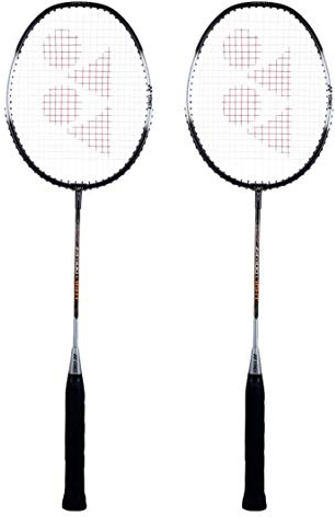 YONEX ZR 100 Badmintonschläger mit kompletter Abdeckung, leichtes Aluminium-Mischgewebe, 2 Stück