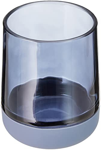 Kleine Wolke Belly - Vaso para cepillos de Dientes (Cristal y Silicona), Color Azul